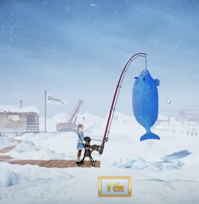 Ice fishing live, ice fishing demo